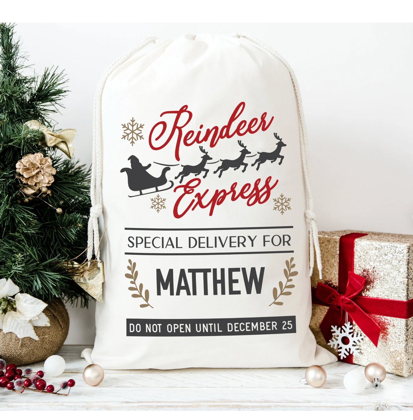 Personalized Santa Sacks