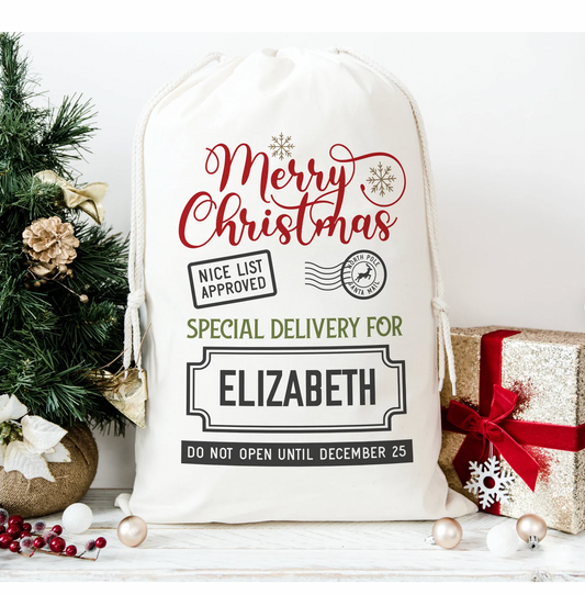 Personalized Santa Sacks