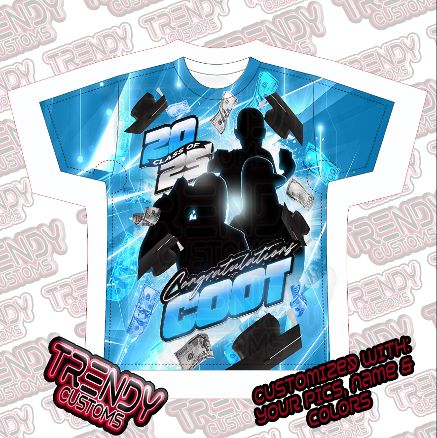 Graduation Kickoff - Allover Front Only -  20+ Shirts