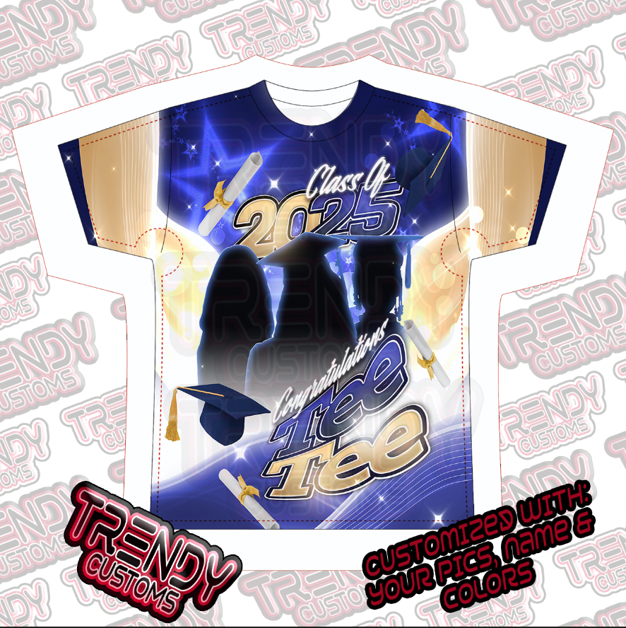 Graduation Kickoff - Allover Front Only -  20+ Shirts