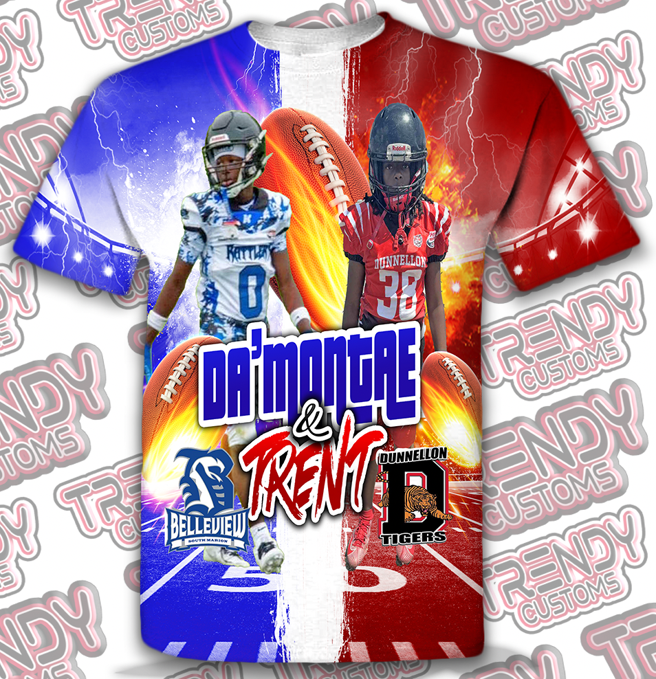 Football - Da'Montae & Trent (Front Only)
