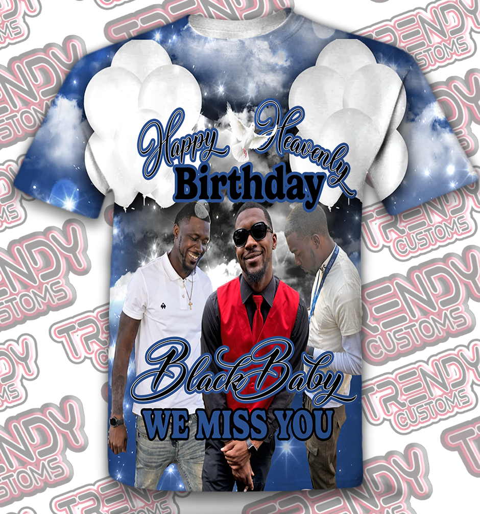 Heavenly Birthday - Black Baby