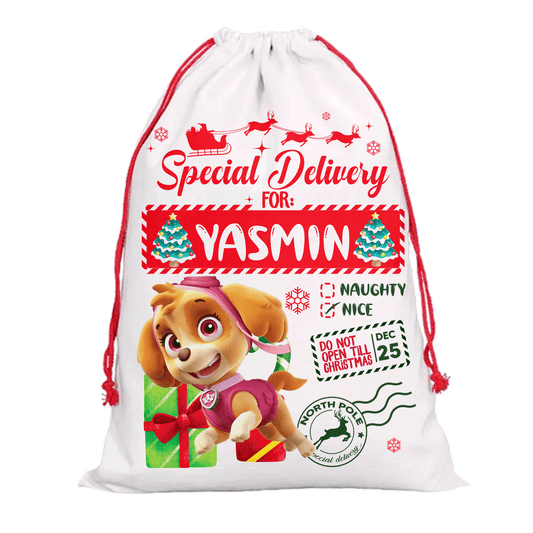 Personalized Character Santa Sacks