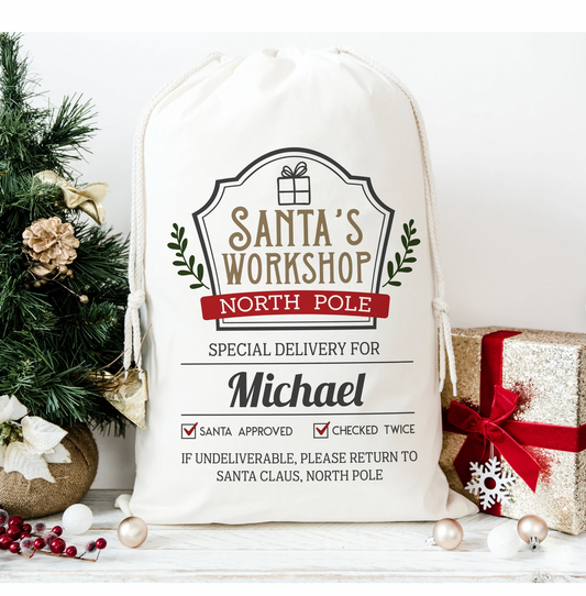 Personalized Santa Sacks